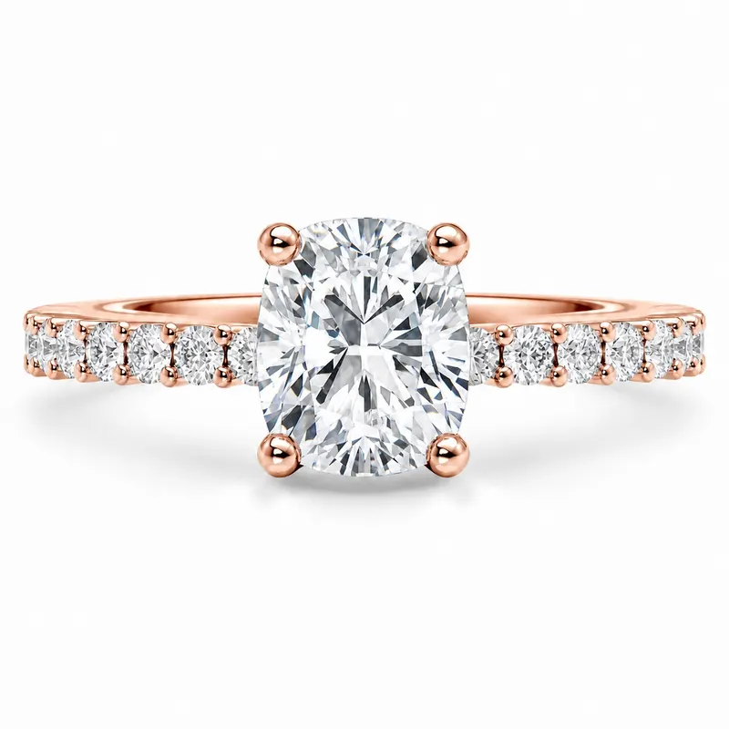 Walton Diamond Ring (Cushion)