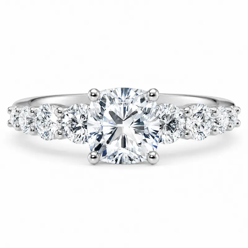 Carlton Diamond Ring (Cushion)