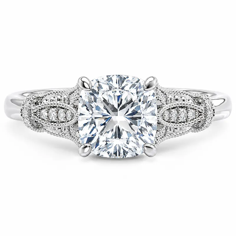 Leinster Diamond Ring (Cushion)