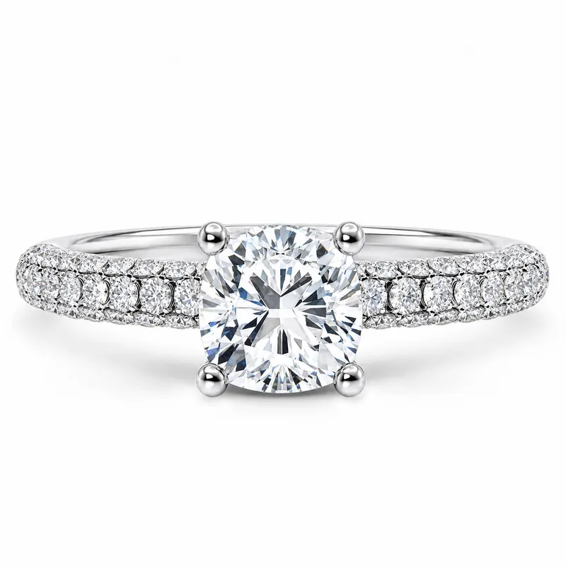 Randolph Diamond Ring (Cushion)