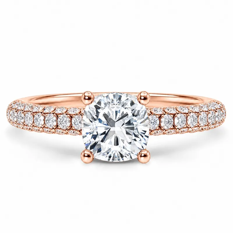 Randolph Diamond Ring (Cushion)