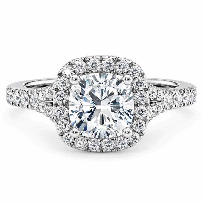 Hamilton Diamond Ring (Cushion)