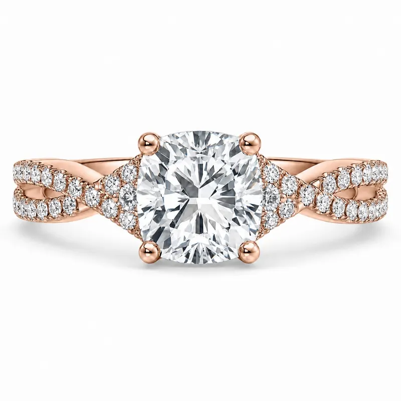 Mortimer Diamond Ring (Cushion)