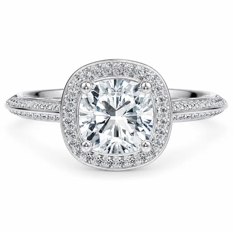 Kennington Diamond Ring (Cushion)