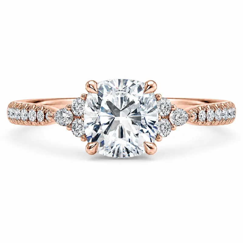 Bermondsey Diamond Ring (Cushion)