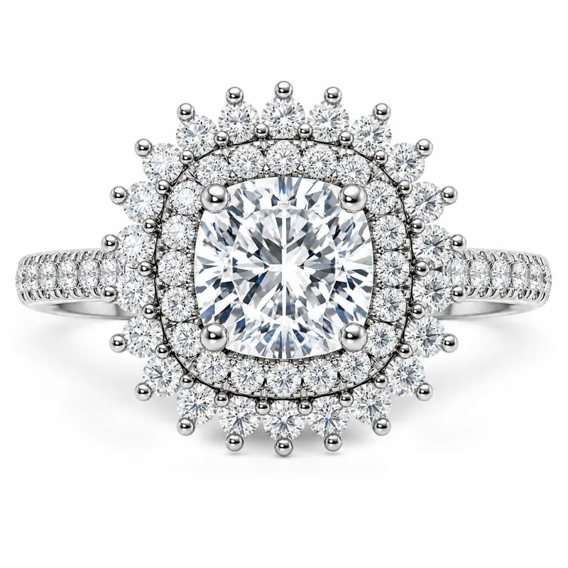 Farringdon Diamond Ring (Cushion)