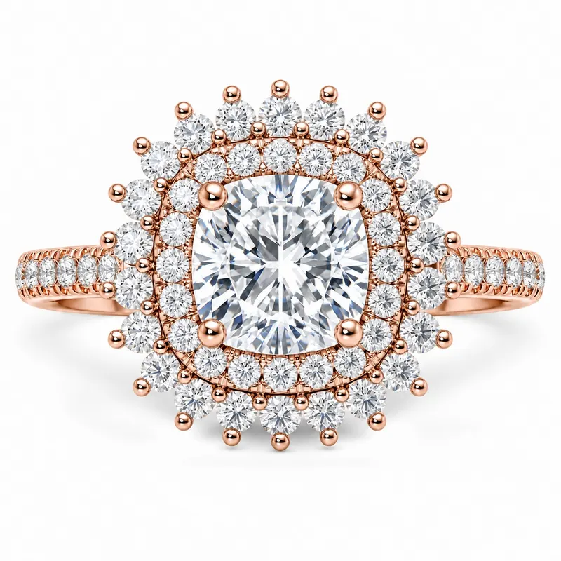 Farringdon Diamond Ring (Cushion)