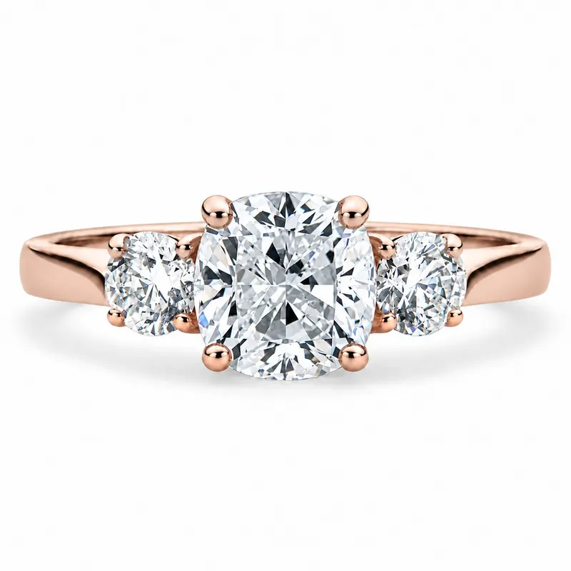 Lombard Diamond Ring (Cushion)