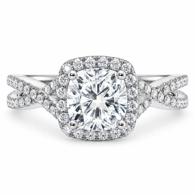Bishopsgate Diamond Ring (Cushion)