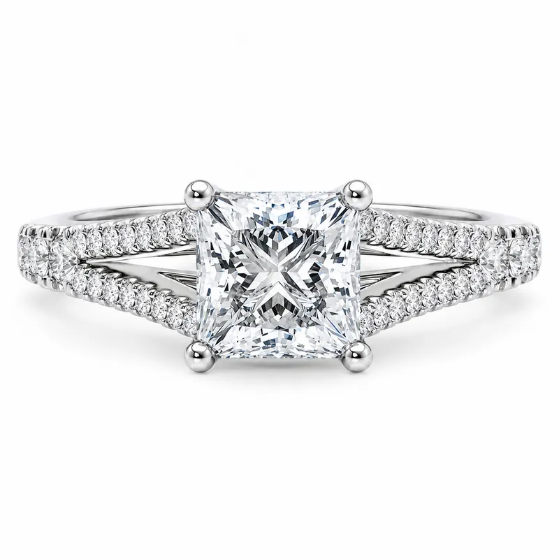 Langham Diamond Ring (Princess)