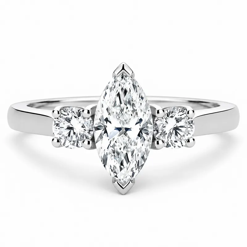 Lombard Diamond Ring (Marquise)