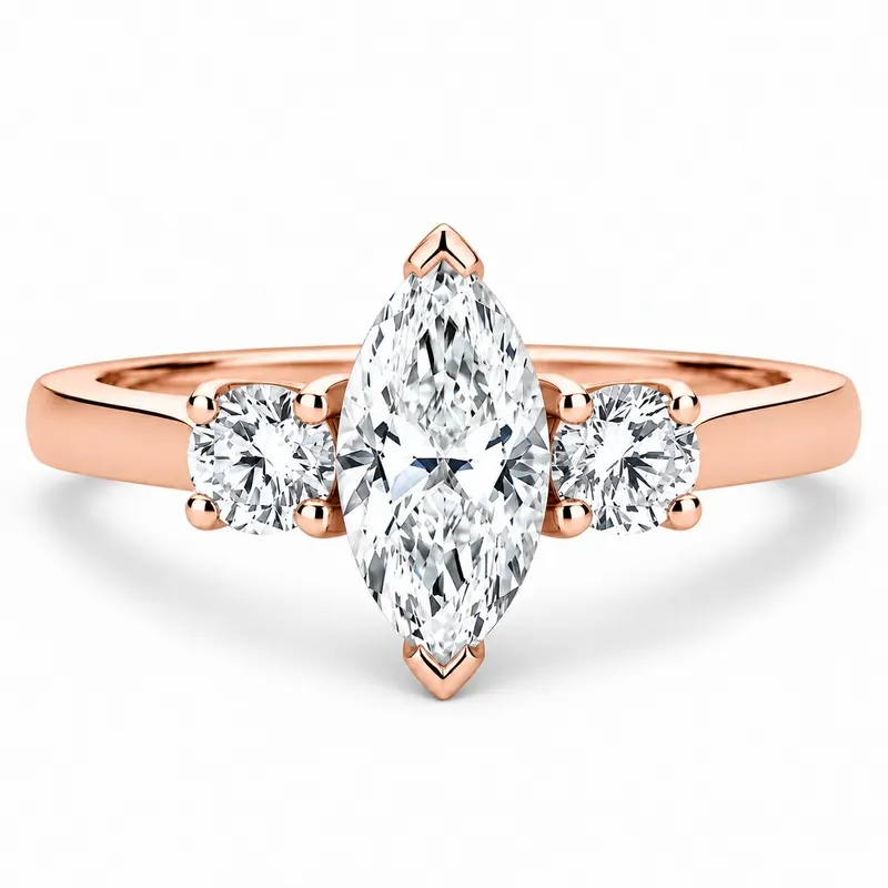 Lombard Diamond Ring (Marquise)