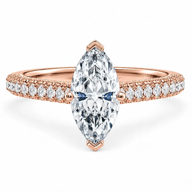Threadneedle Diamond Ring (Marquise)