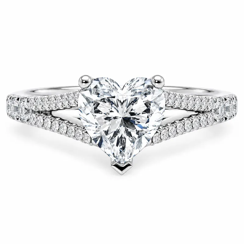 Langham Diamond Ring (Heart)