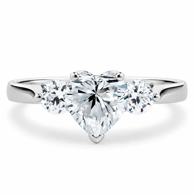 Lombard Diamond Ring (Heart)