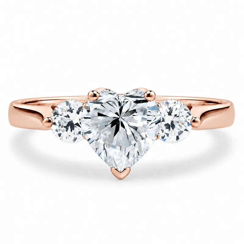 Lombard Diamond Ring (Heart)