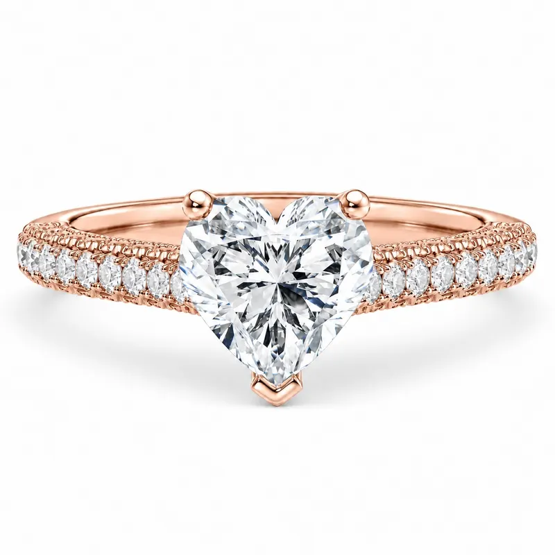 Threadneedle Diamond Ring (Heart)