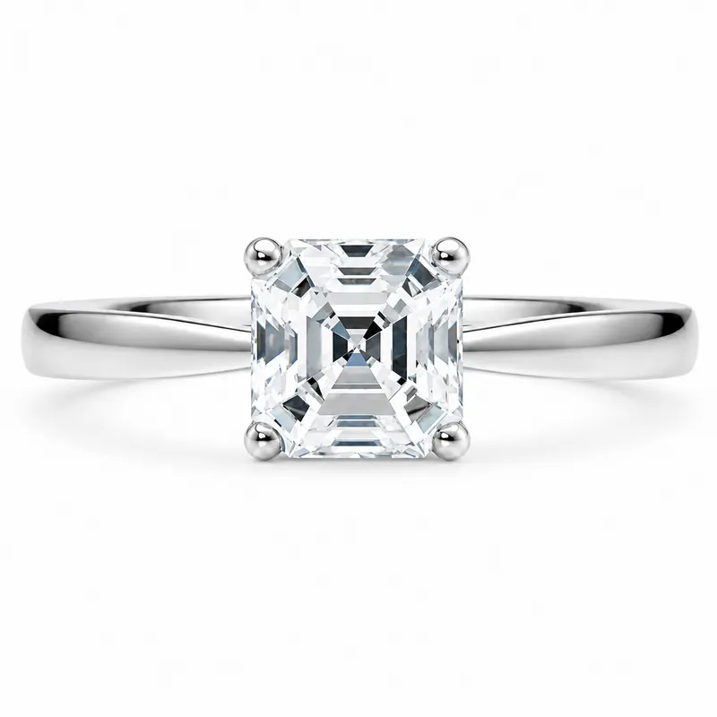 Broadgate Diamond Ring (Asscher)