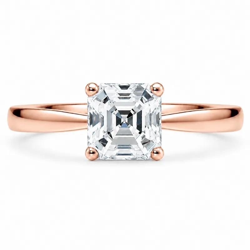 Broadgate Diamond Ring (Asscher)
