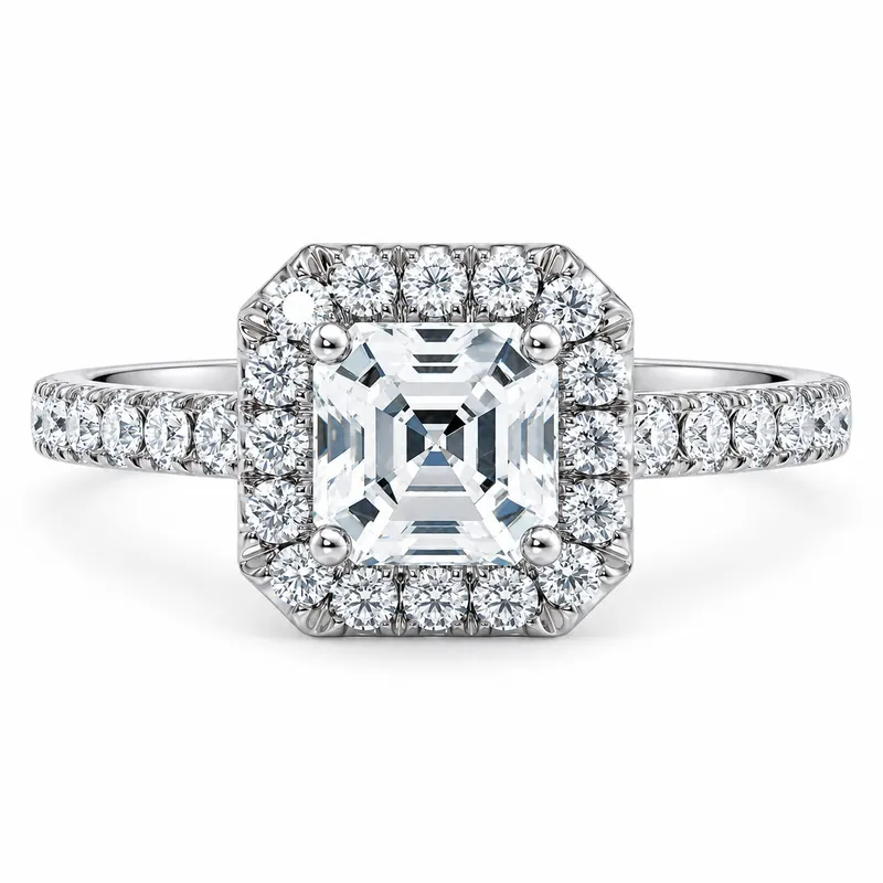 Highbury Diamond Ring (Asscher)