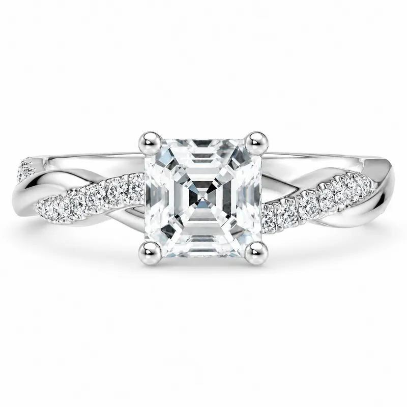 Pembridge Diamond Ring (Asscher)