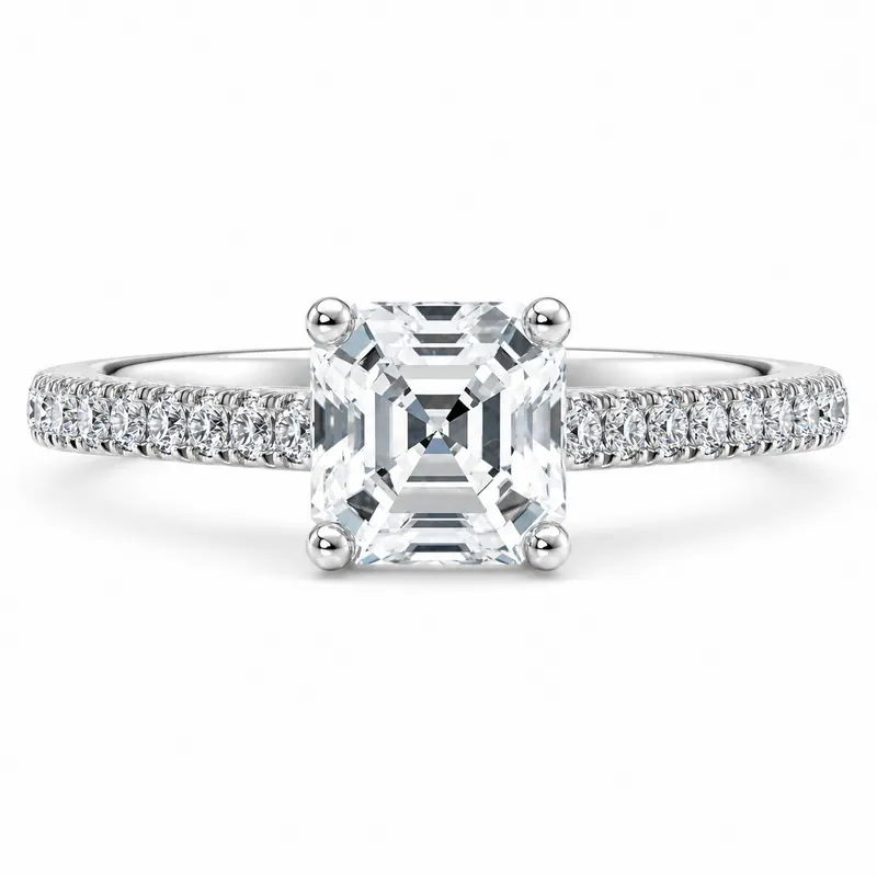 Brompton Diamond Ring (Asscher)