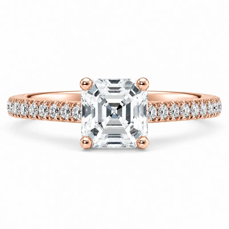 Brompton Diamond Ring (Asscher)