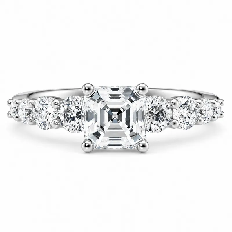 Carlton Diamond Ring (Asscher)