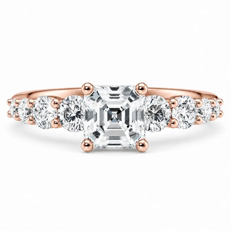 Carlton Diamond Ring (Asscher)