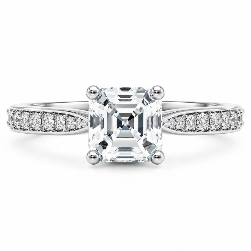 Hertford Diamond Ring (Asscher)