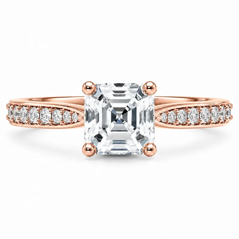 Hertford Diamond Ring (Asscher)