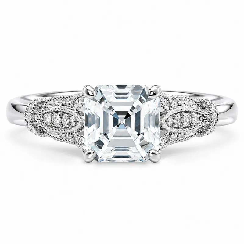 Leinster Diamond Ring (Asscher)