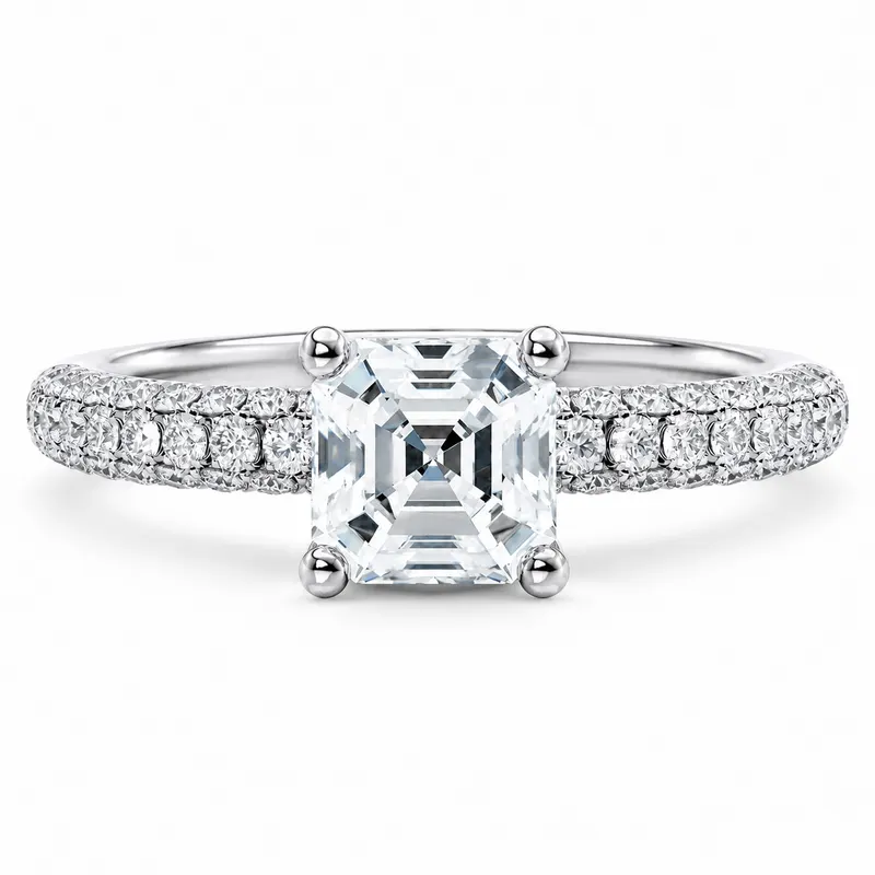Randolph Diamond Ring (Asscher)