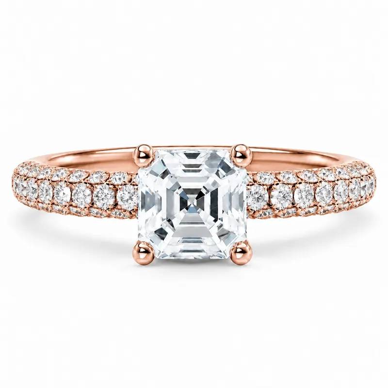 Randolph Diamond Ring (Asscher)