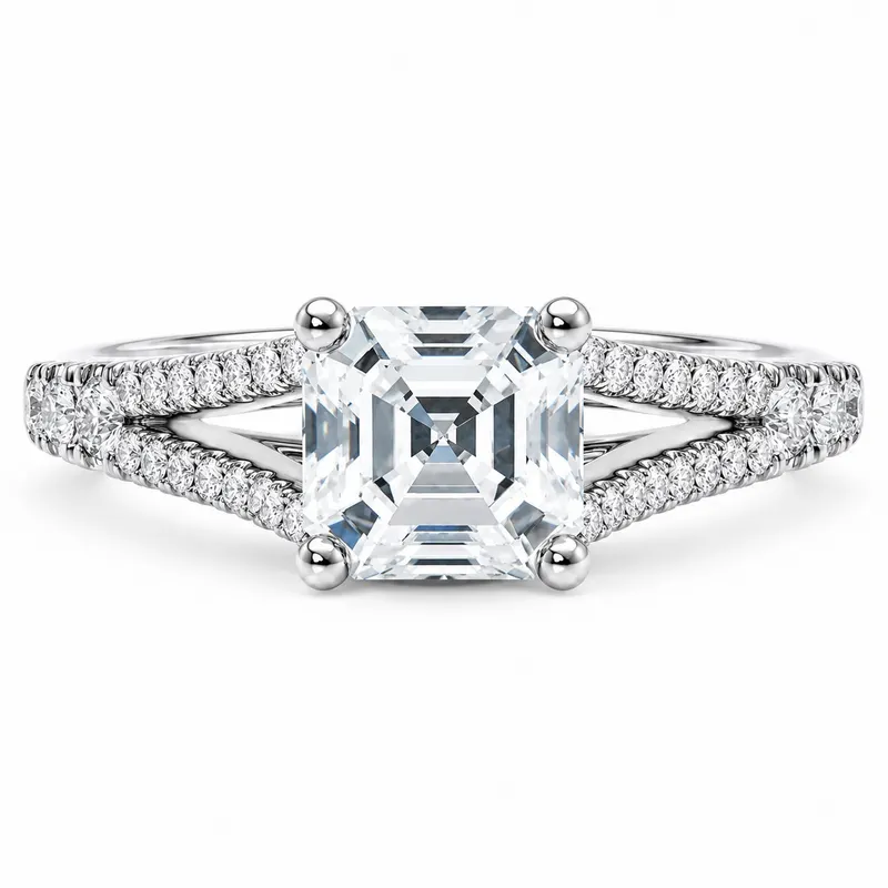 Langham Diamond Ring (Asscher)