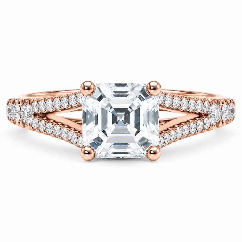 Langham Diamond Ring (Asscher)