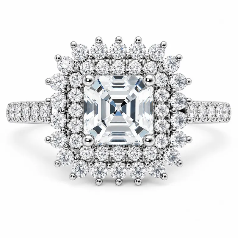 Farringdon Diamond Ring (Asscher)