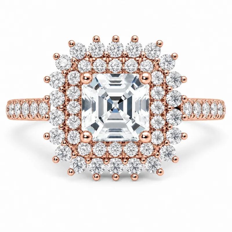 Farringdon Diamond Ring (Asscher)