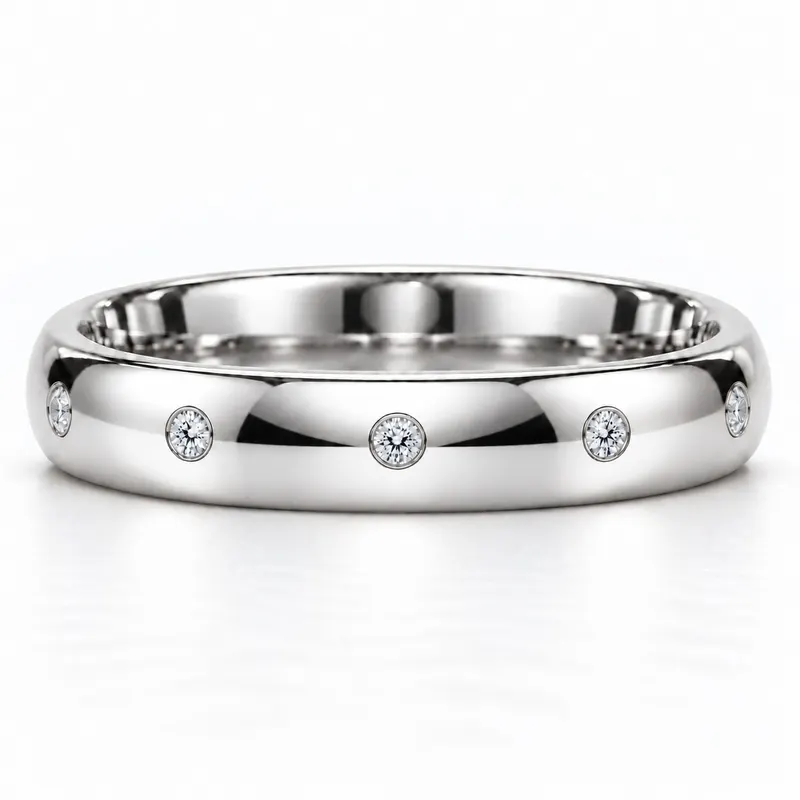 Lansdowne Scattered Diamond Wedding Band