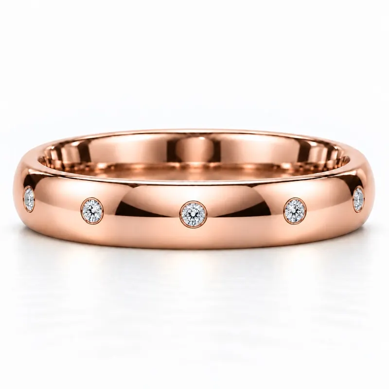 Lansdowne Scattered Diamond Wedding Band