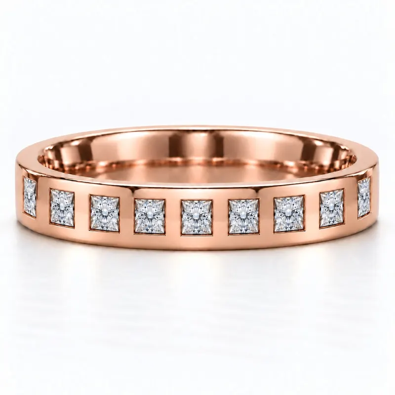 Rutland Nine Princess Wedding Band