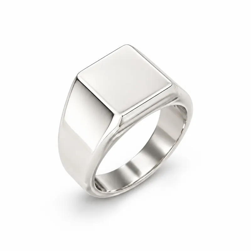 Square Signet Ring (Hollow)
