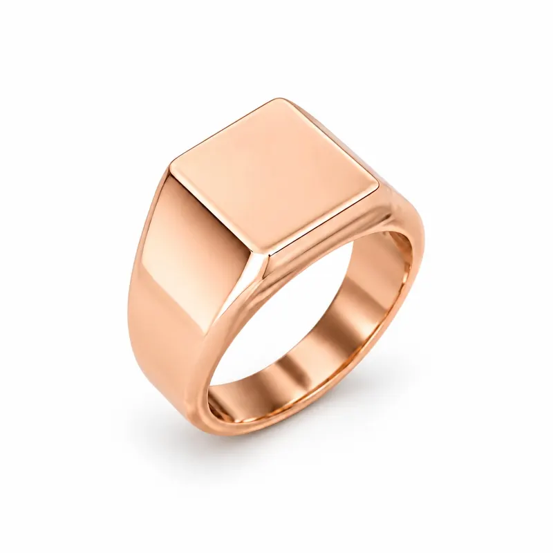 Square Signet Ring (Hollow)