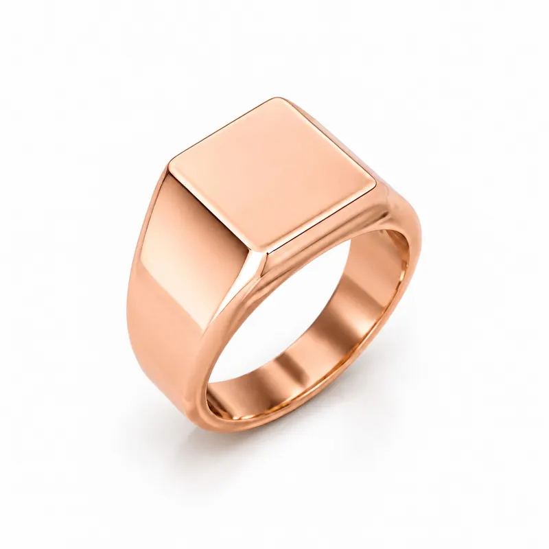 Square Signet Ring (Solid)