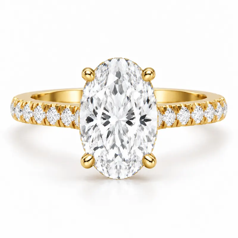 Hampstead Diamond Ring (Oval)