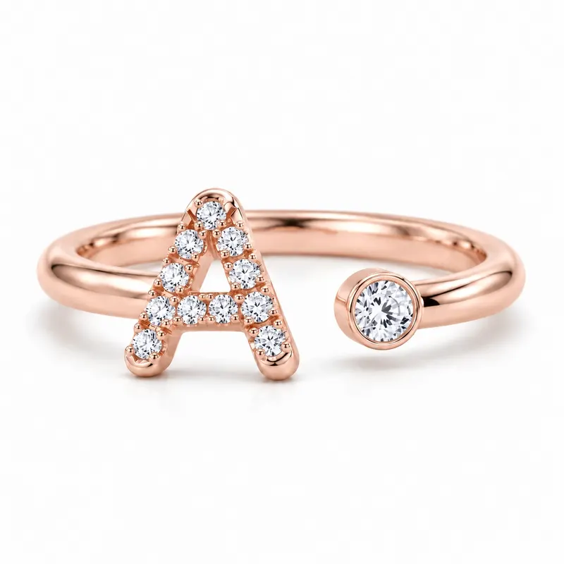 Mayfair Initial Ring - A