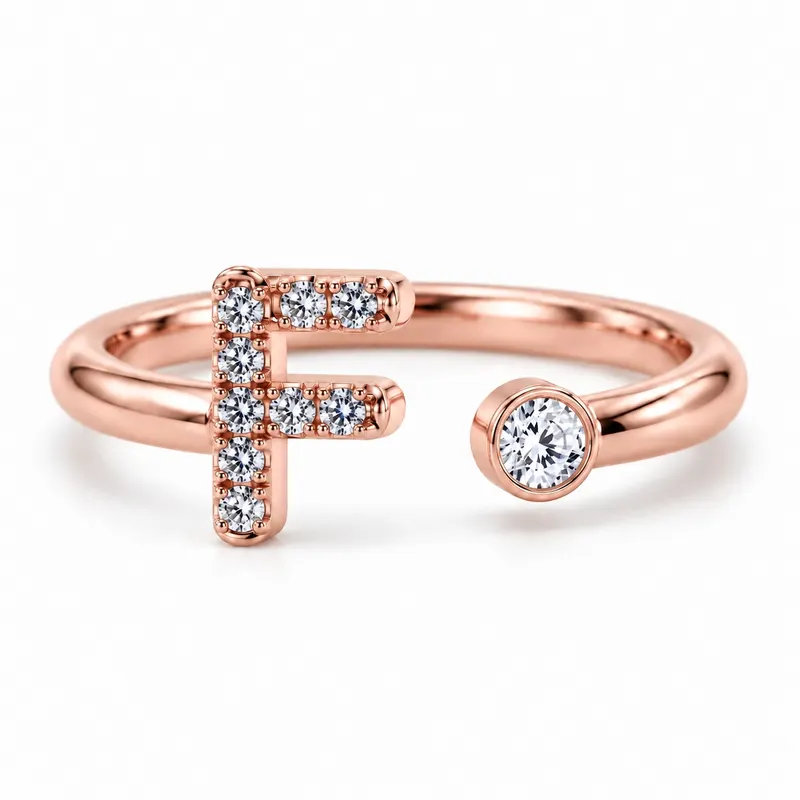 Mayfair Initial Ring - F