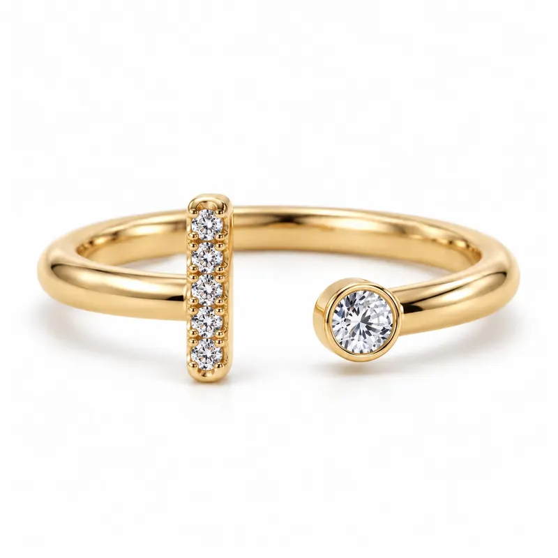 Mayfair Initial Ring - I
