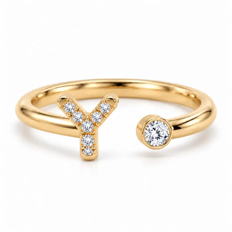 Mayfair Initial Ring - Y