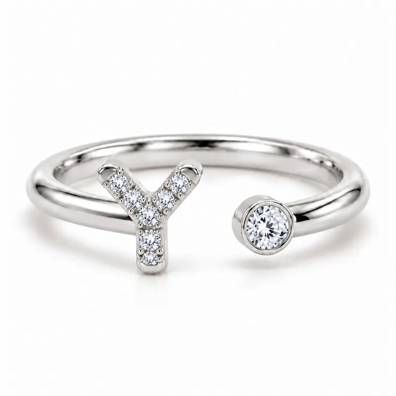 Mayfair Initial Ring - Y